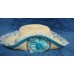  's Fancy Sun Hat Straw  Teal & Blue  Wide Brim Removable Side Ornament  eb-03284568